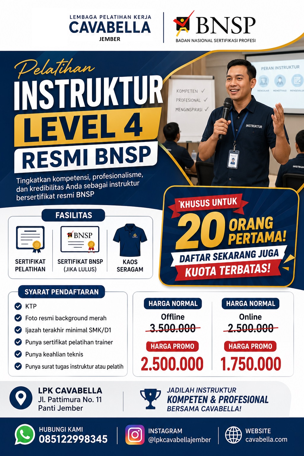 Instruktur Cavabella ok